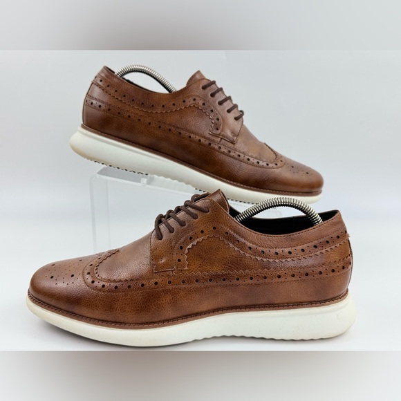 Van Heusen Luke Memory Foam Comfort Oxford Wing-Tip Shoes, Men's Size 11.5M - Picture 3 of 11